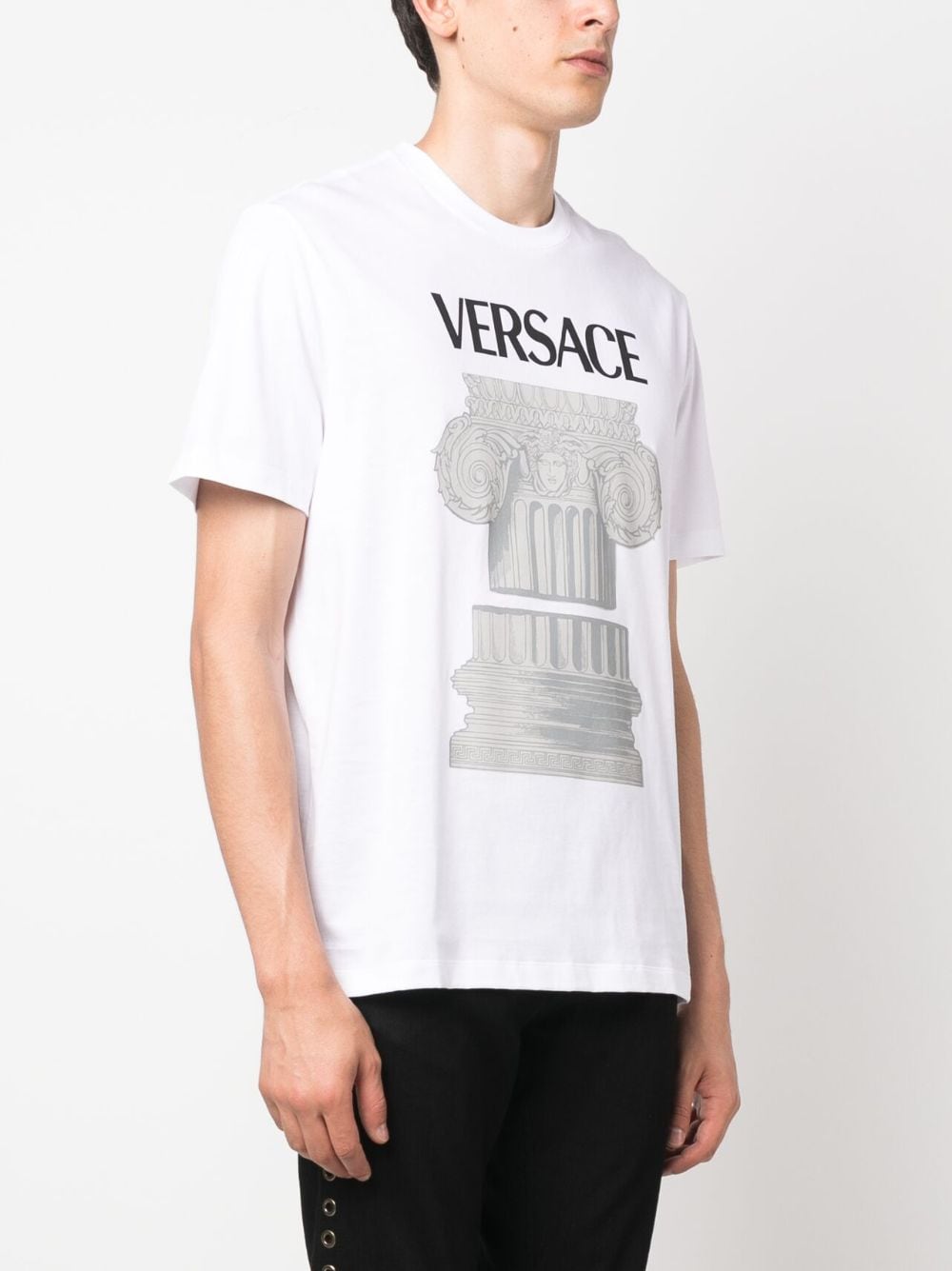 Versace T-shirts and Polos White