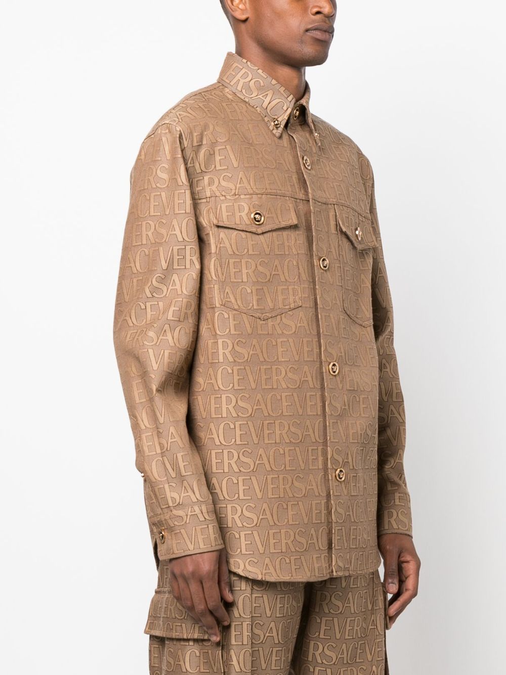 VERSACE LA VACANZA Jackets Brown