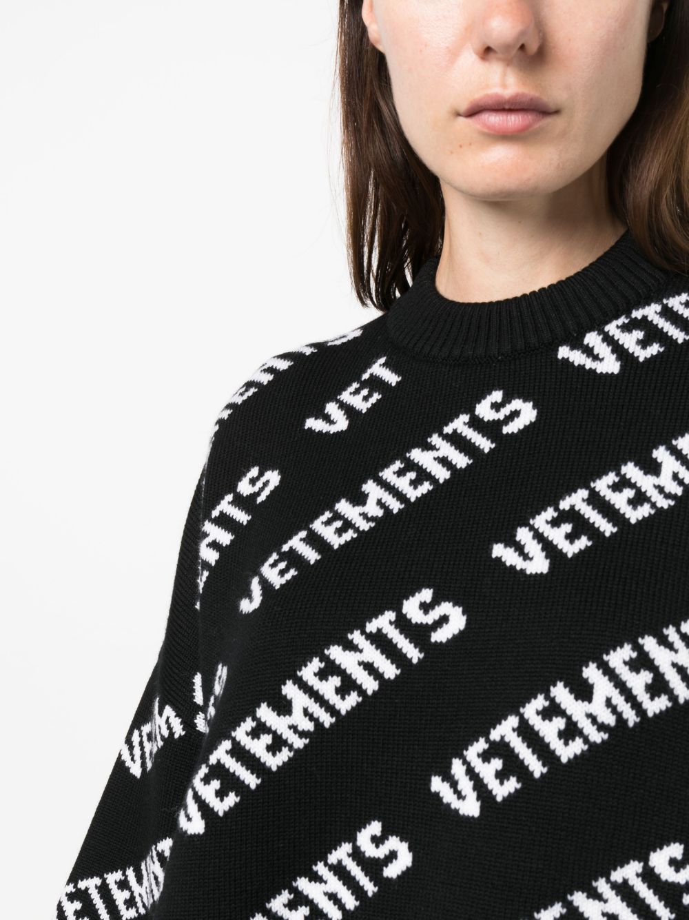 Vetements Sweaters Black