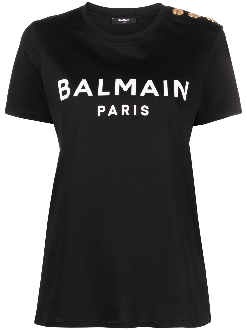 Balmain T-shirts and Polos Black