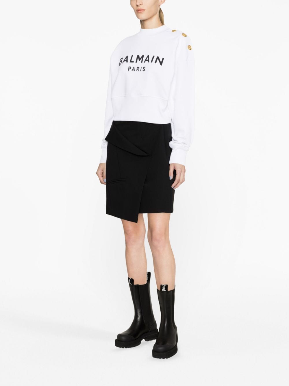 Balmain Sweaters White