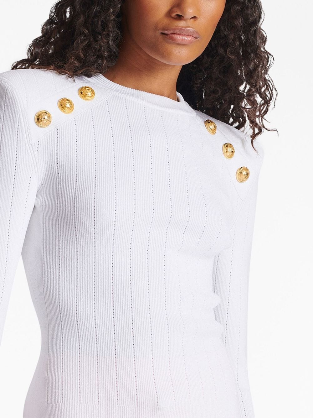 Balmain Sweaters White