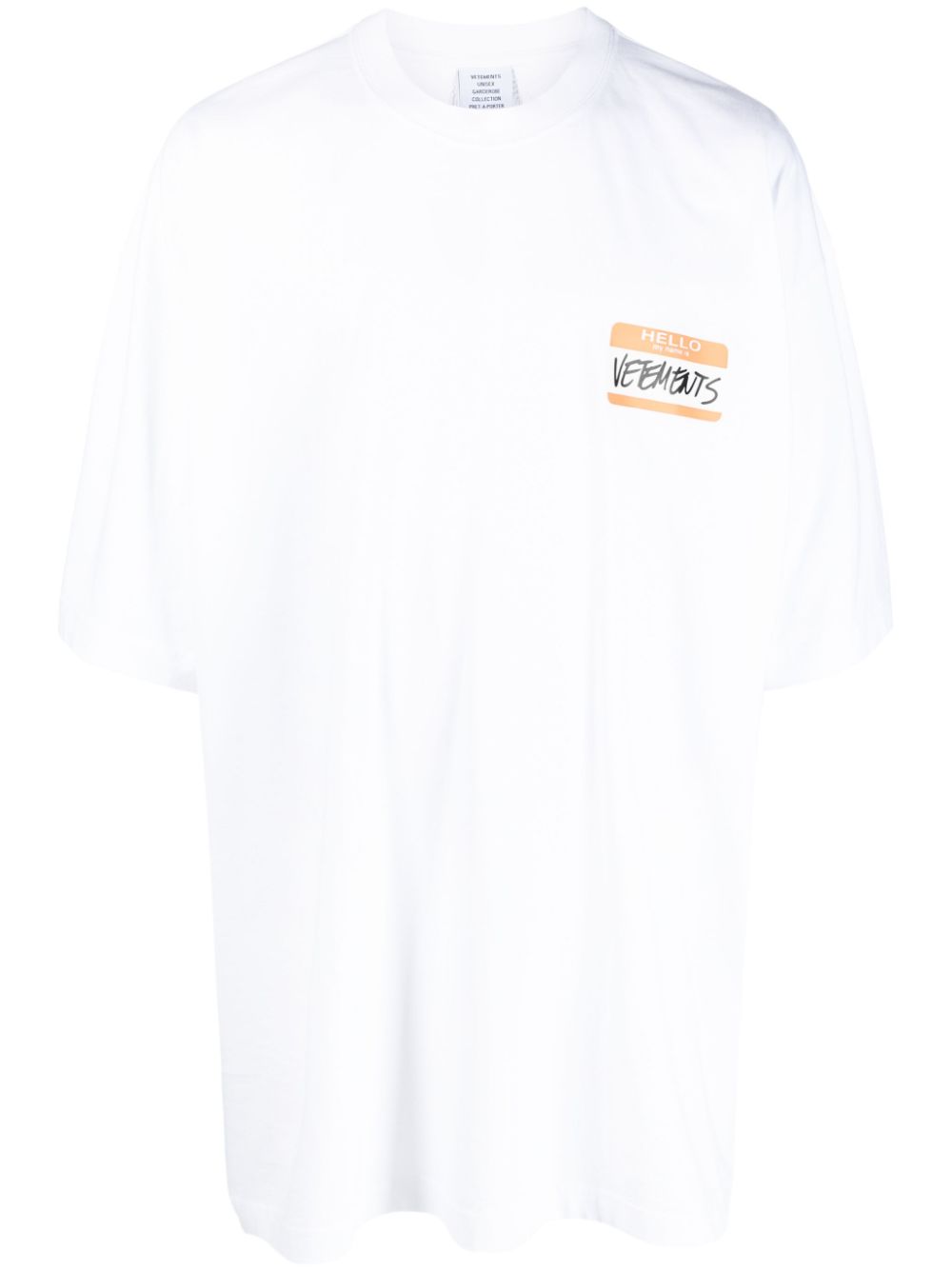 Vetements T-shirts and Polos White