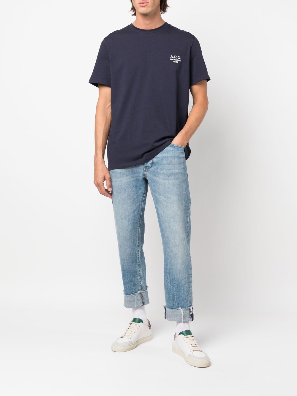 A.P.C. T-shirts and Polos Blue