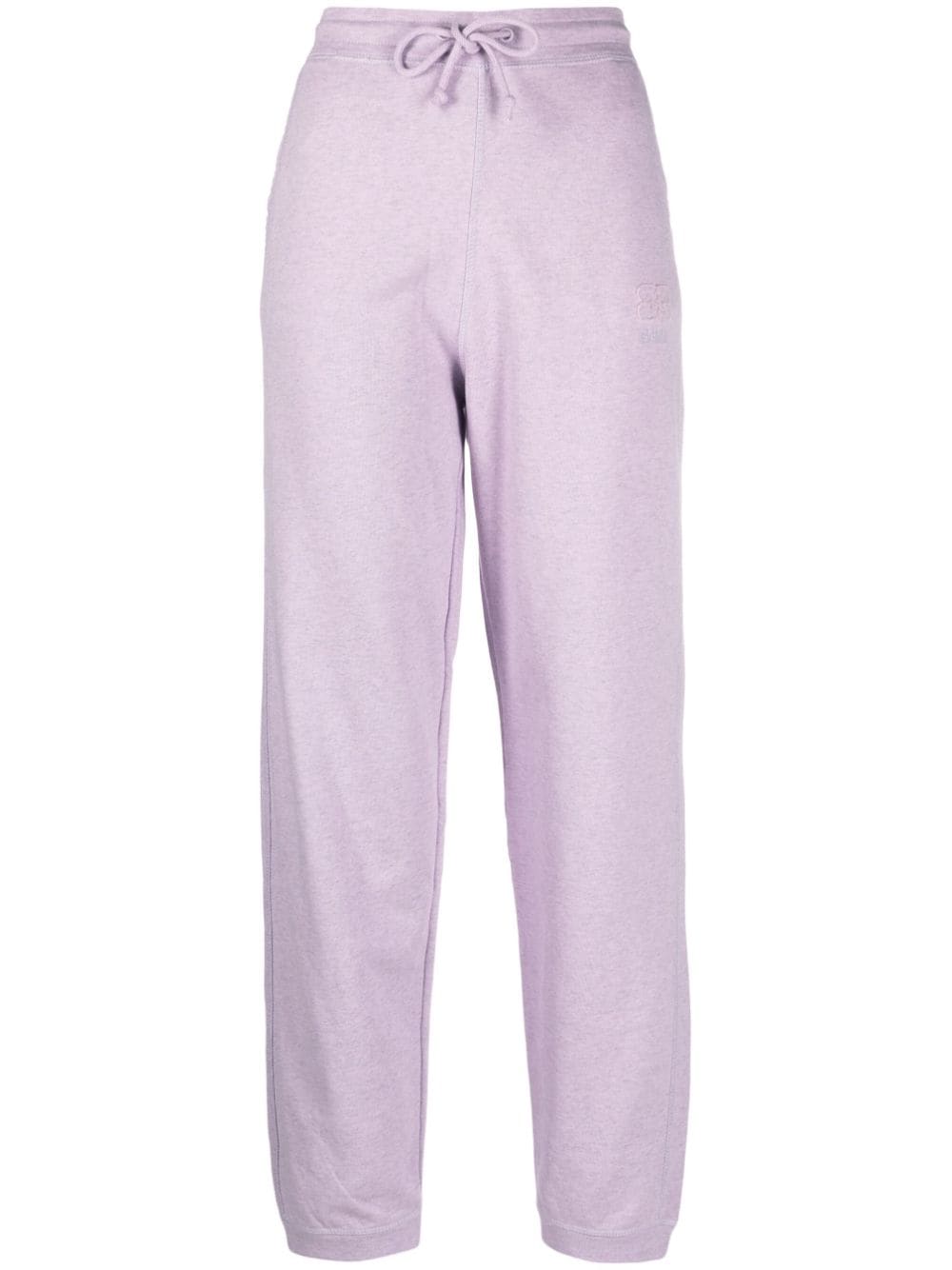 GANNI Trousers Lilac