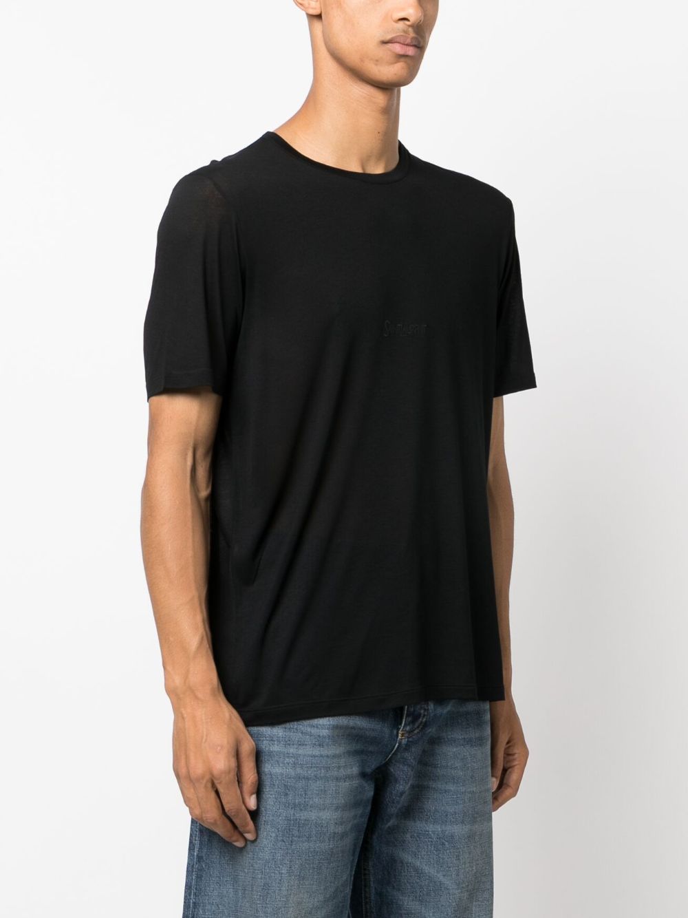 Saint Laurent  T-shirts and Polos Black