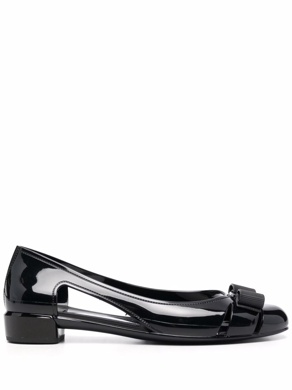 Ferragamo With Heel Black