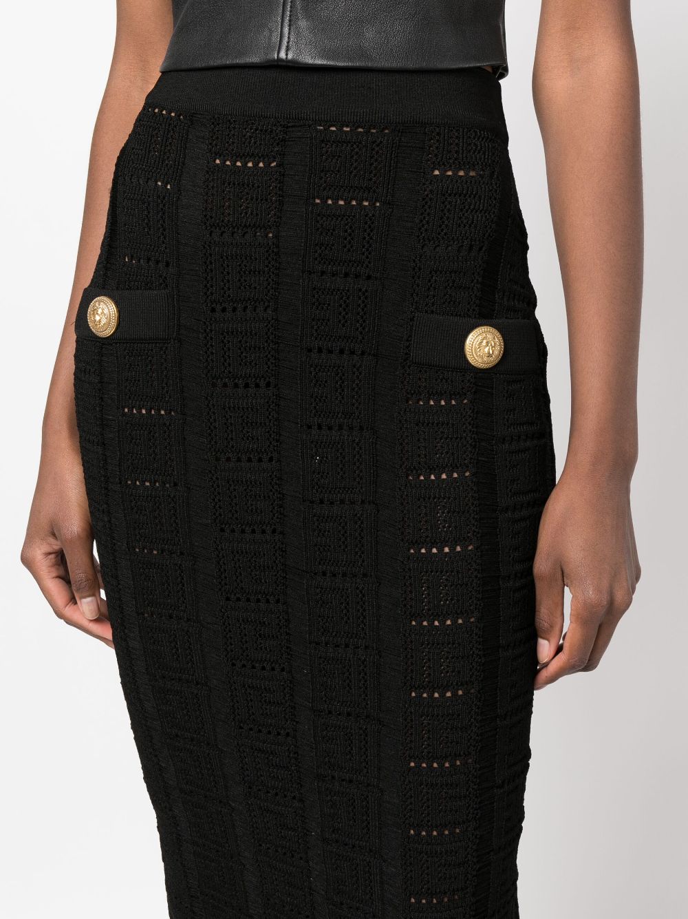 Balmain Skirts Black