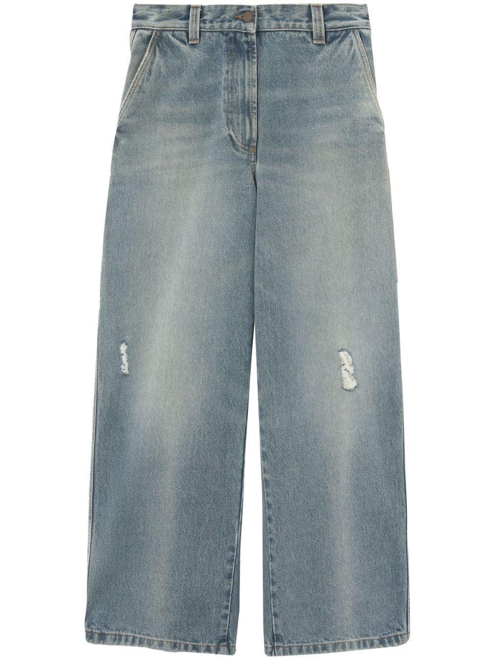 Palm Angels Trousers Blue