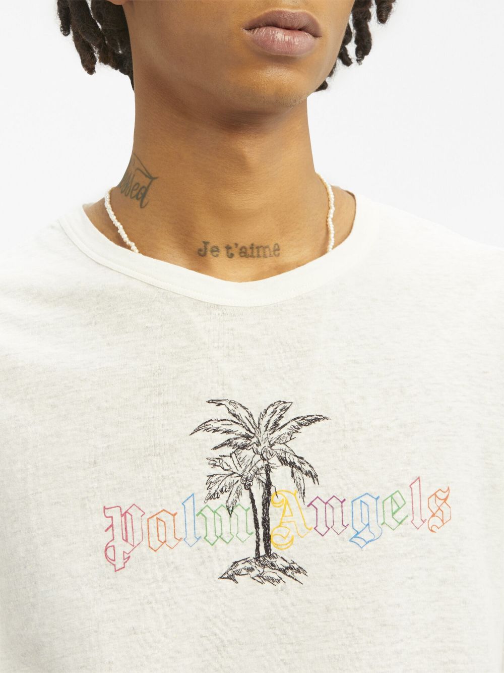 Palm Angels T-shirts and Polos White