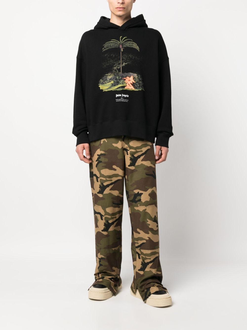 Palm Angels Trousers Green