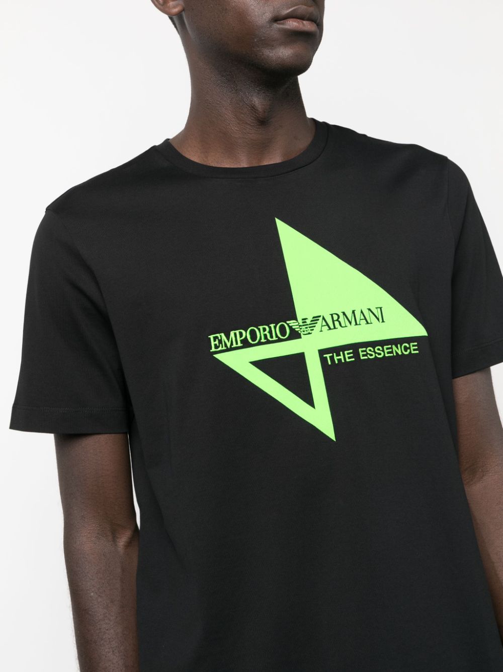 Emporio Armani T-shirts and Polos Black