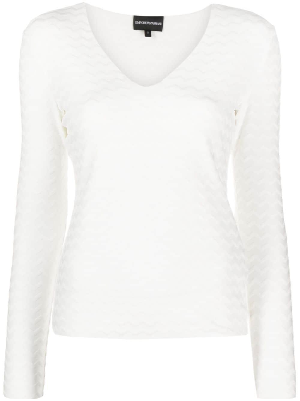 Emporio Armani Sweaters White