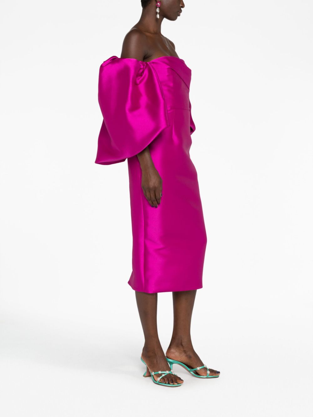 Solace London Dresses Fuchsia