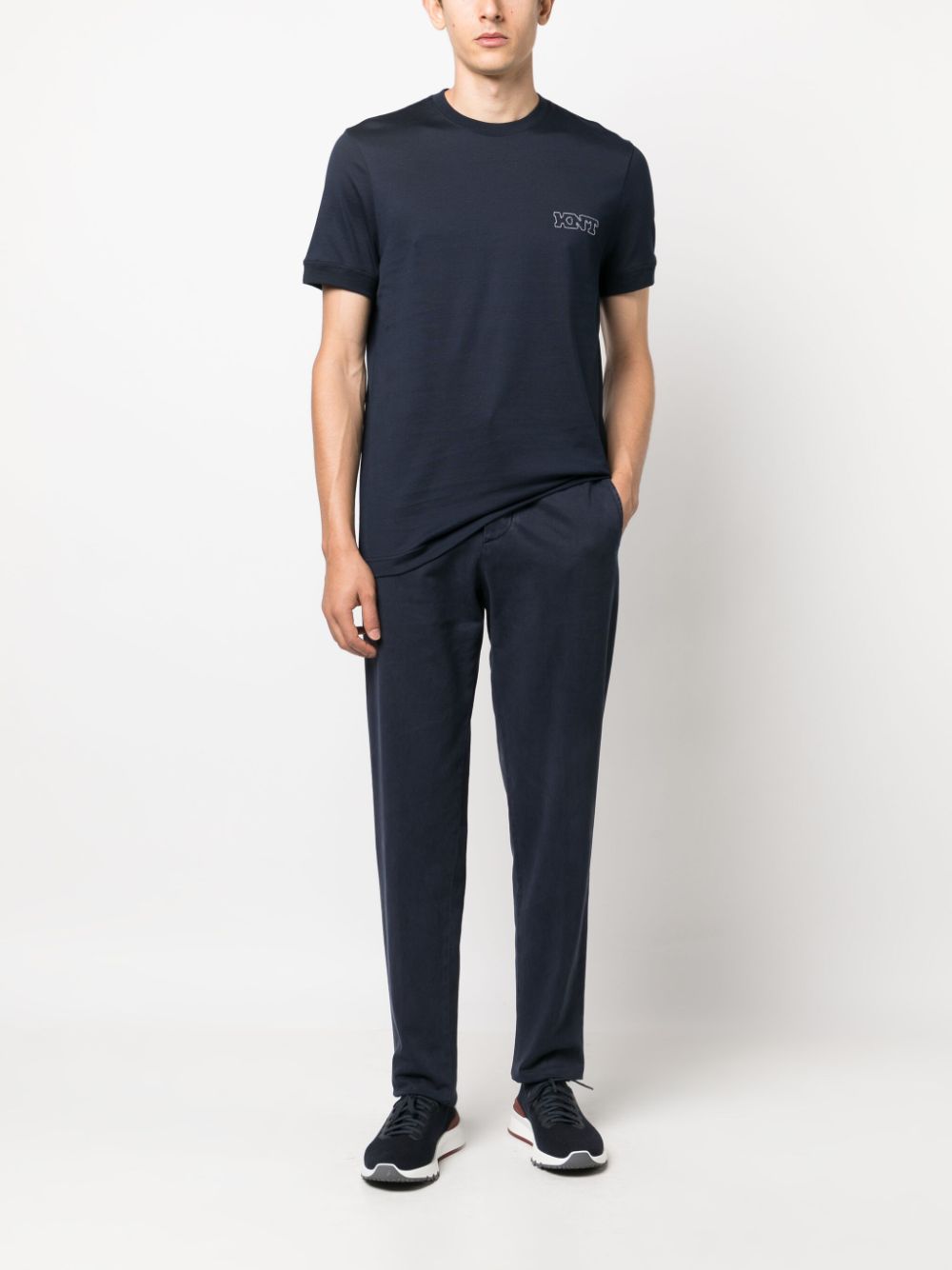 Kiton T-shirts and Polos Blue