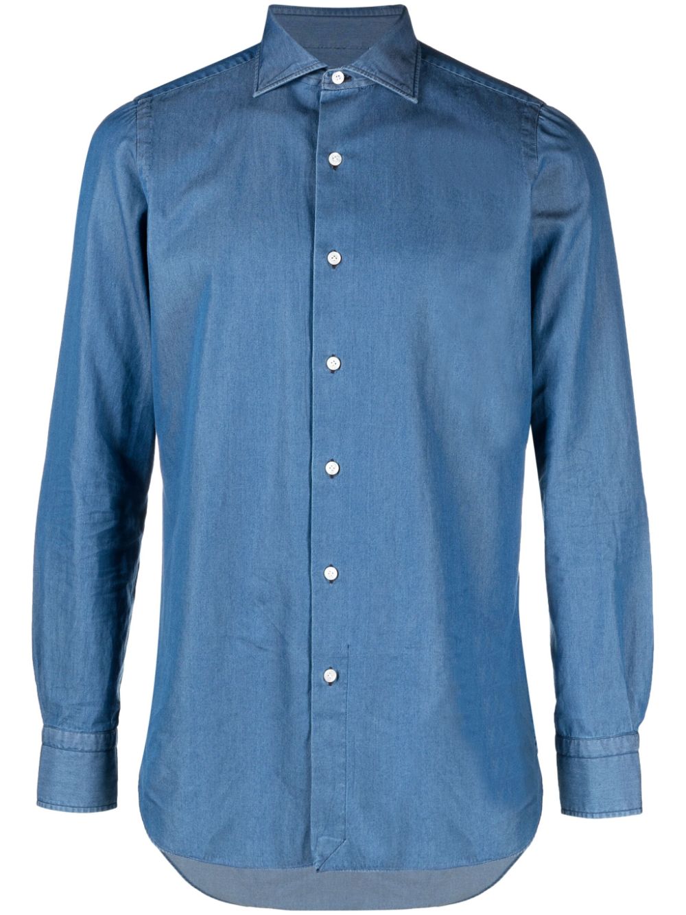 FINAMORE 1925 NAPOLI Shirts Blue