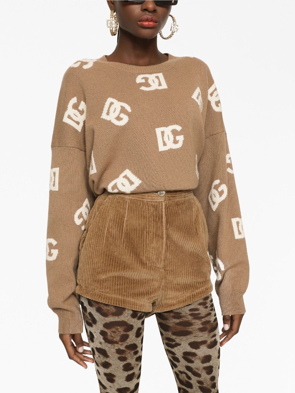 Dolce & Gabbana Sweaters Camel