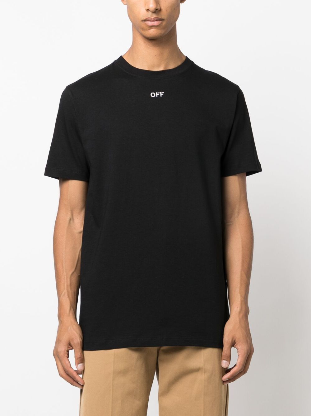Off White T-shirts and Polos Black