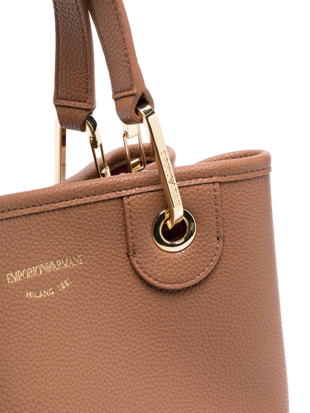 EMPORIO ARMANI CAPSULE Bags.. Leather Brown