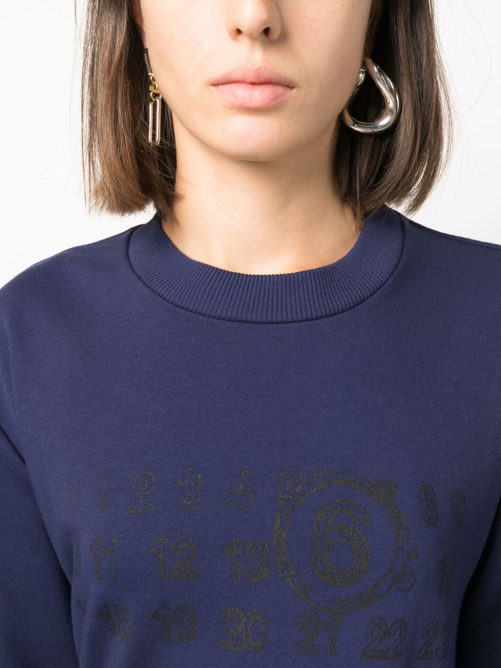 MM6 Maison Margiela Sweaters Blue