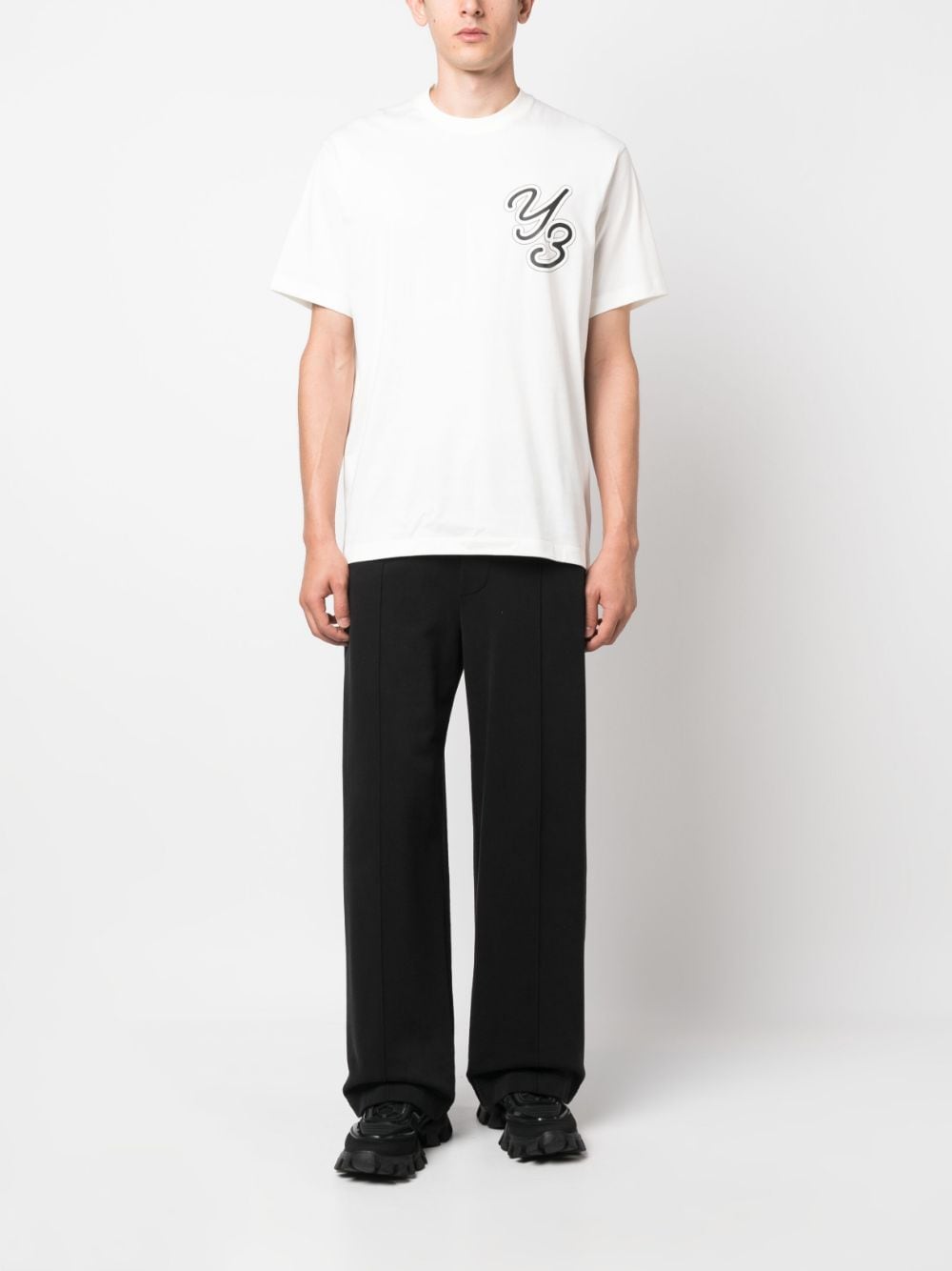 Y-3 T-shirts and Polos White