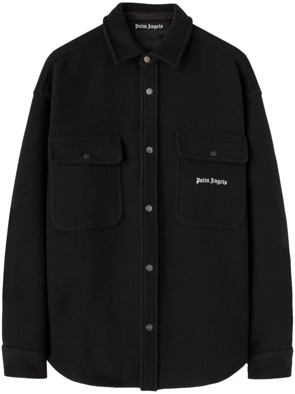 Palm Angels Jackets Black