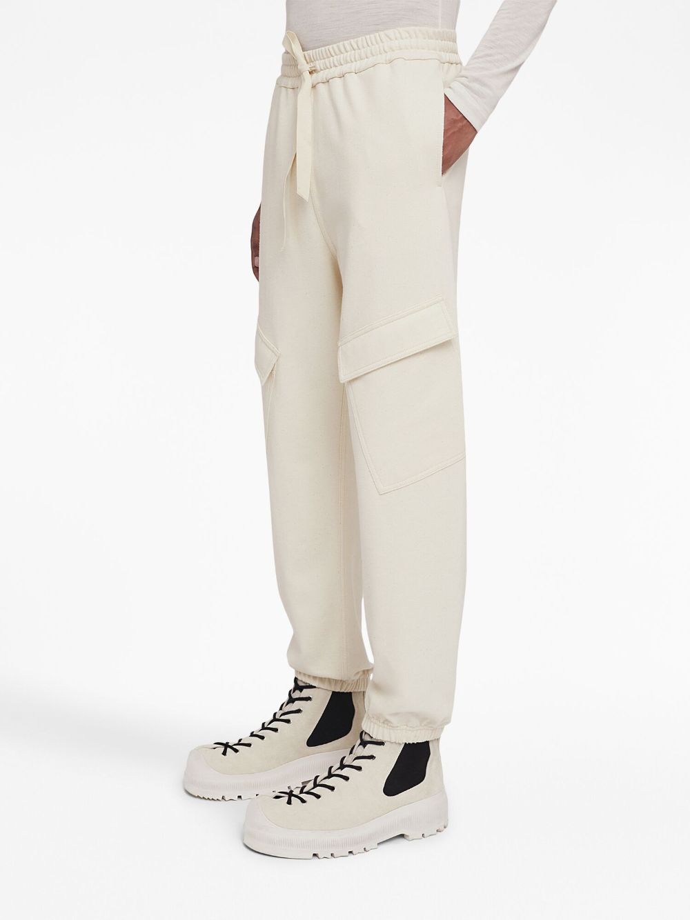 Jil Sander Trousers White