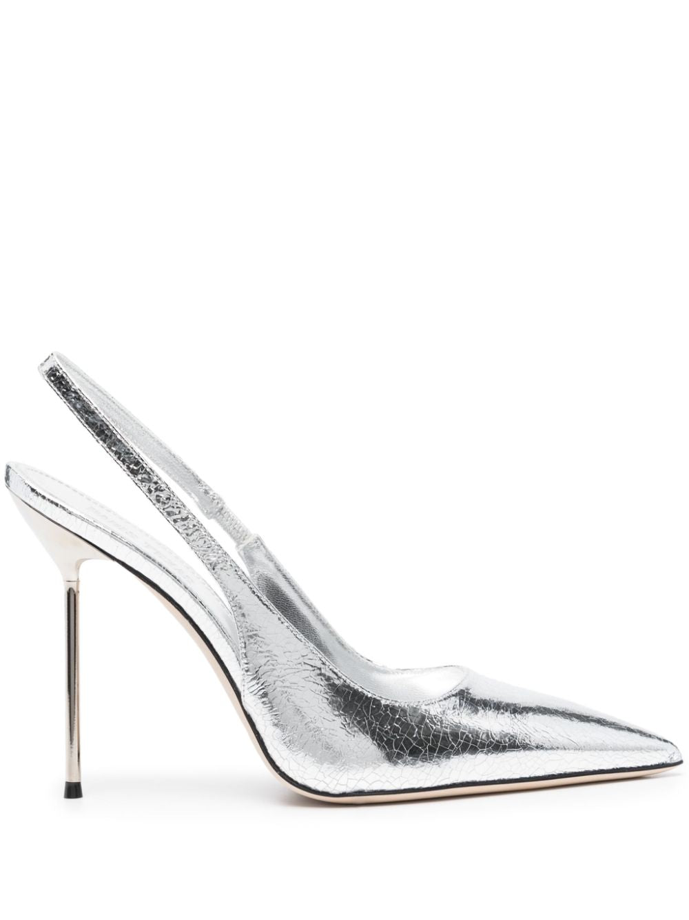 Paris Texas With Heel Silver