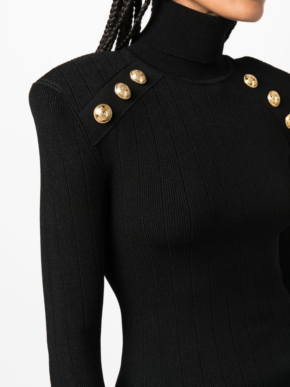 Balmain Sweaters Black