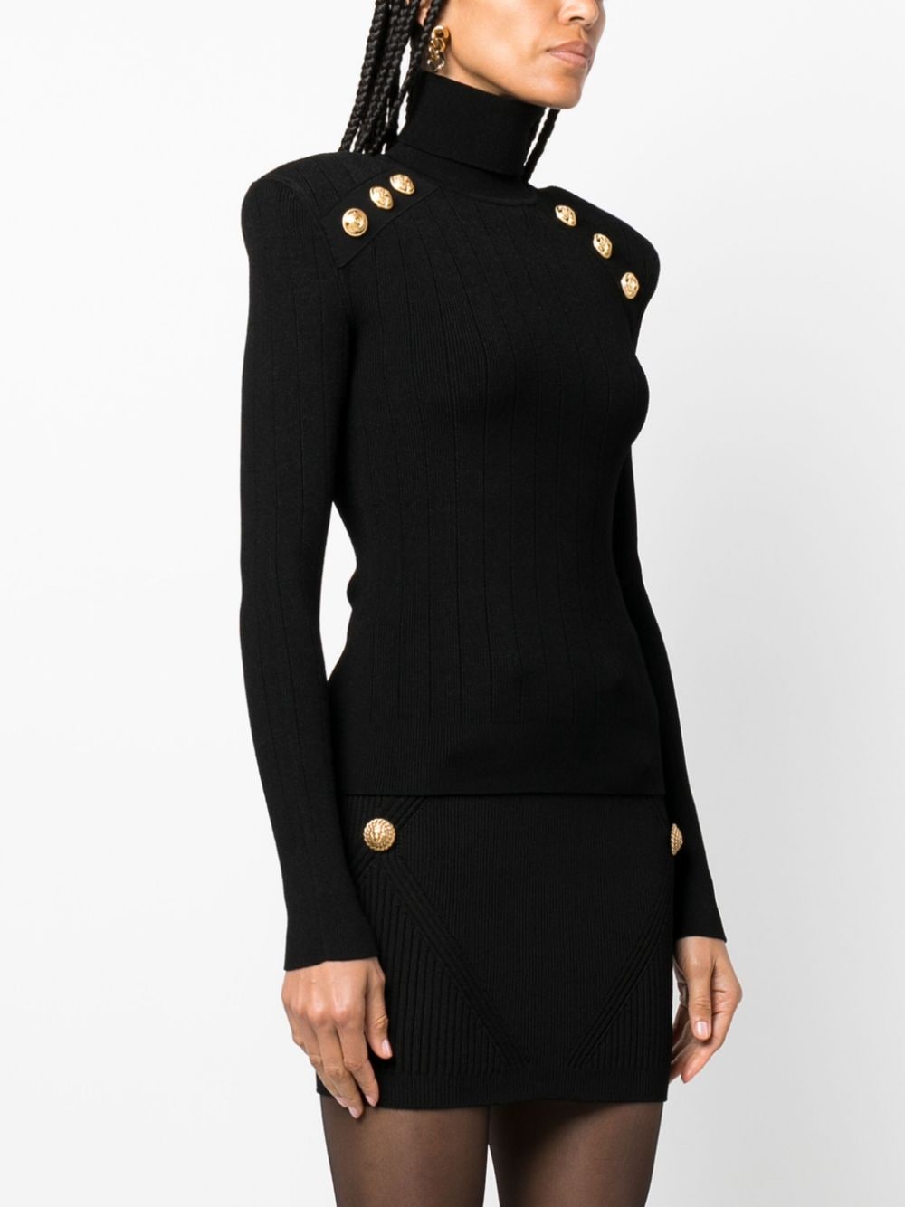 Balmain Sweaters Black