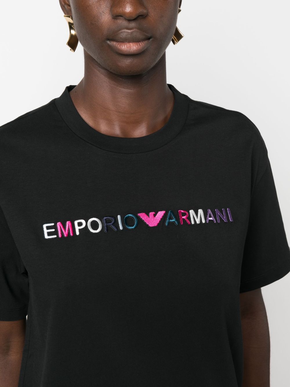 Emporio Armani T-shirts and Polos Black