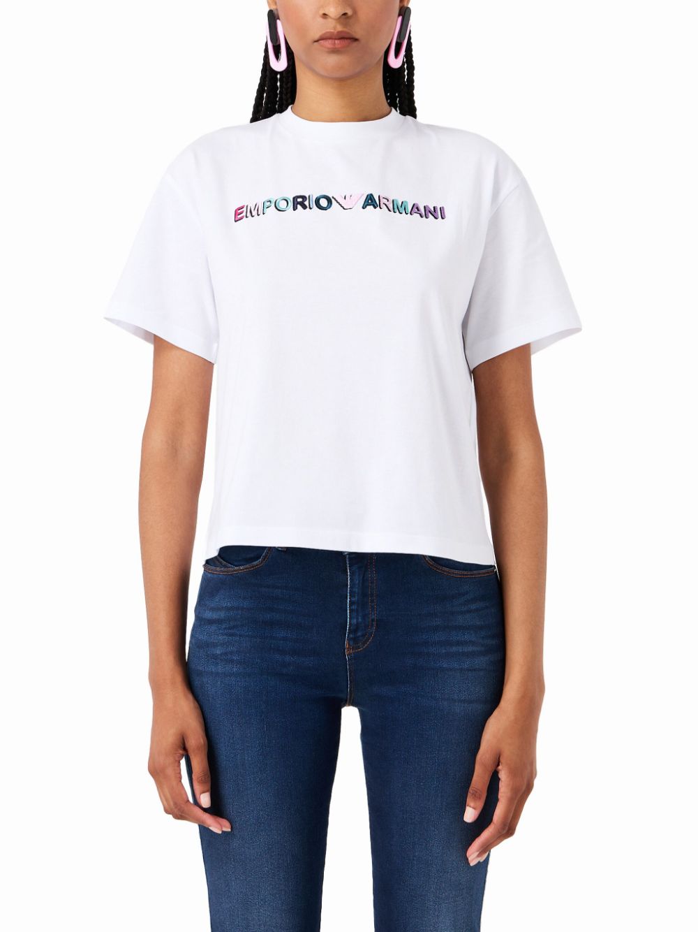 Emporio Armani T-shirts and Polos White