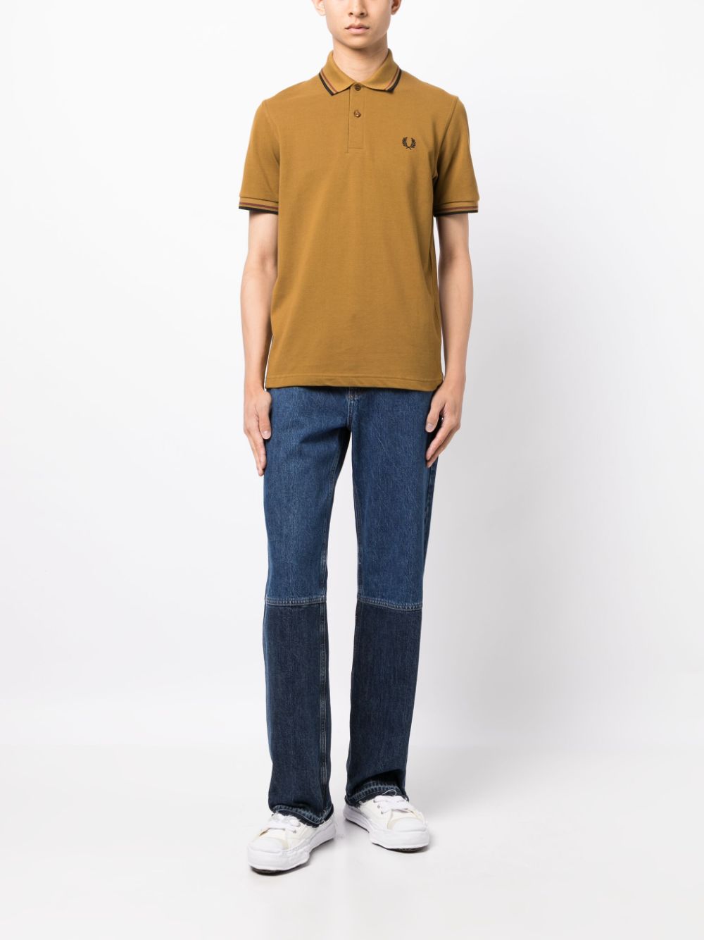 Fred Perry T-shirts and Polos Brown