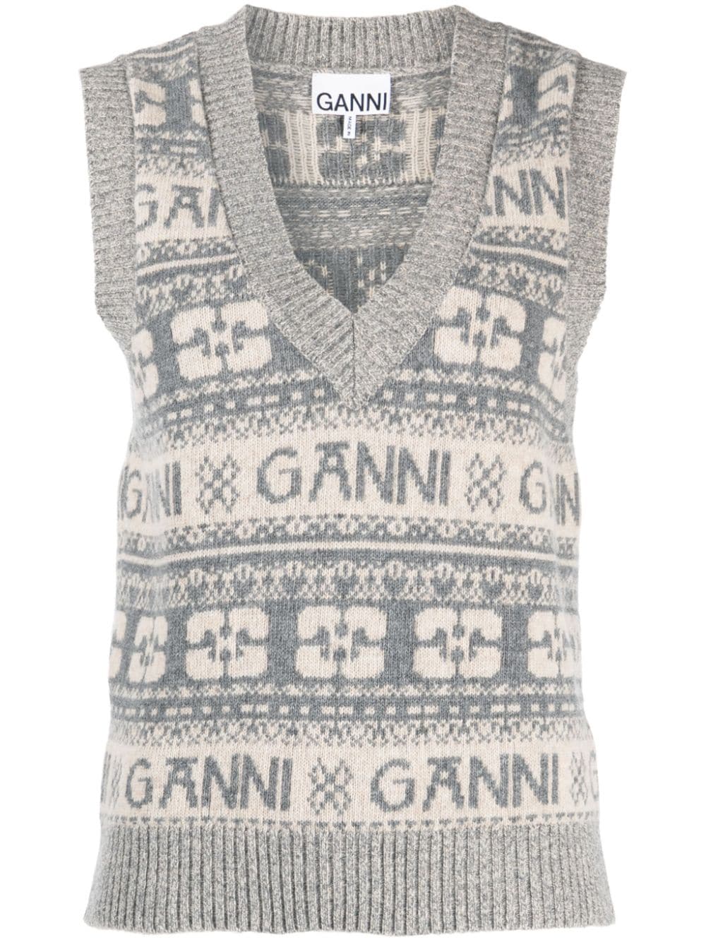 GANNI Sweaters Grey