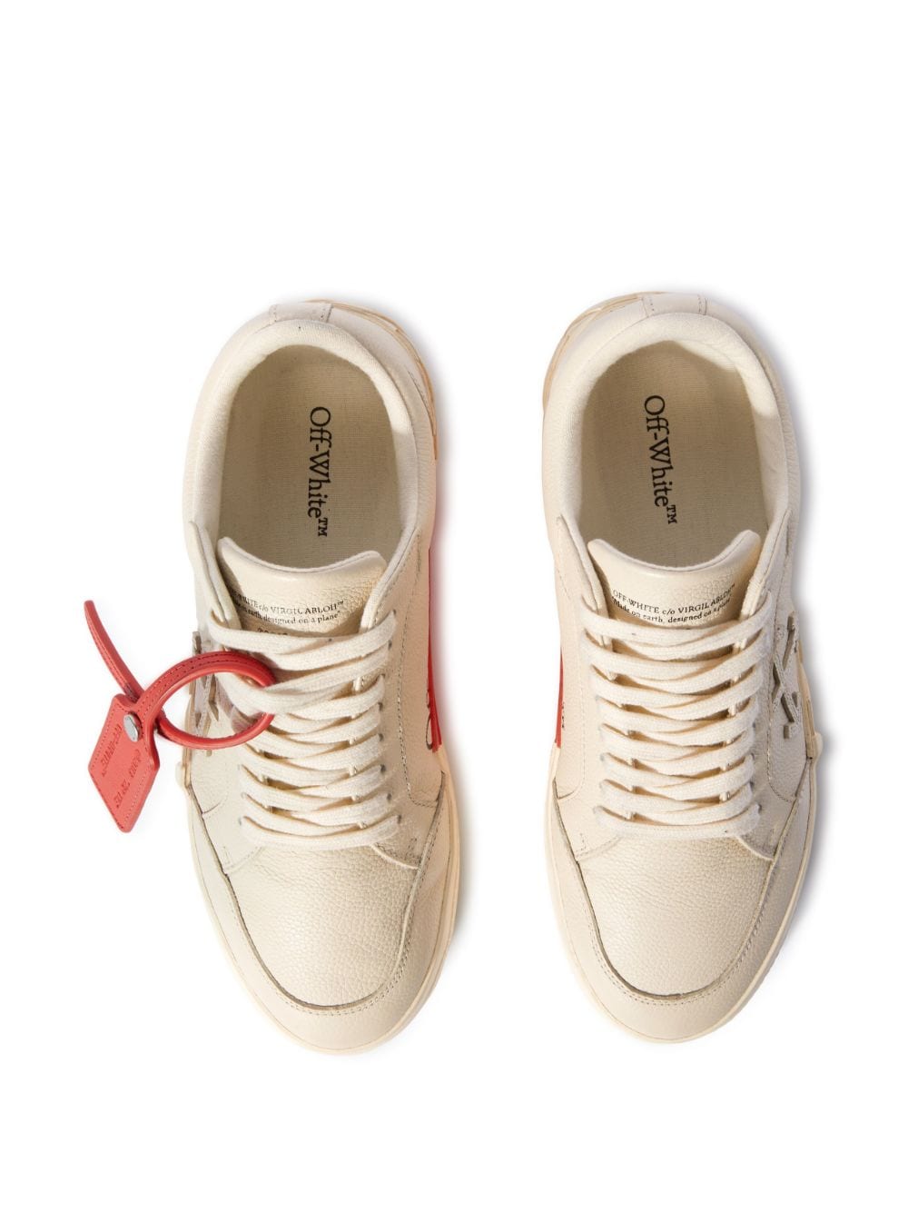 Off White Sneakers Beige