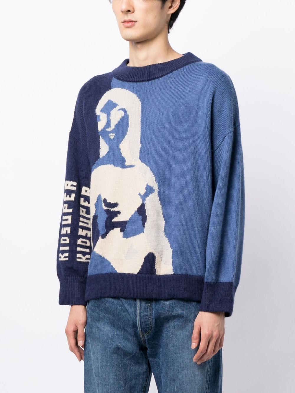 KIDSUPER Sweaters Blue