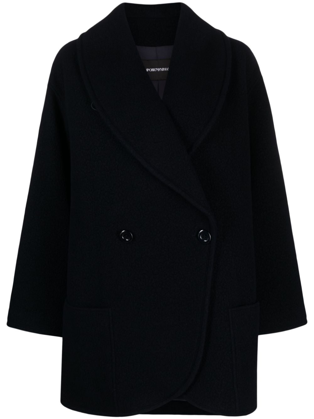 Emporio Armani Coats Blue