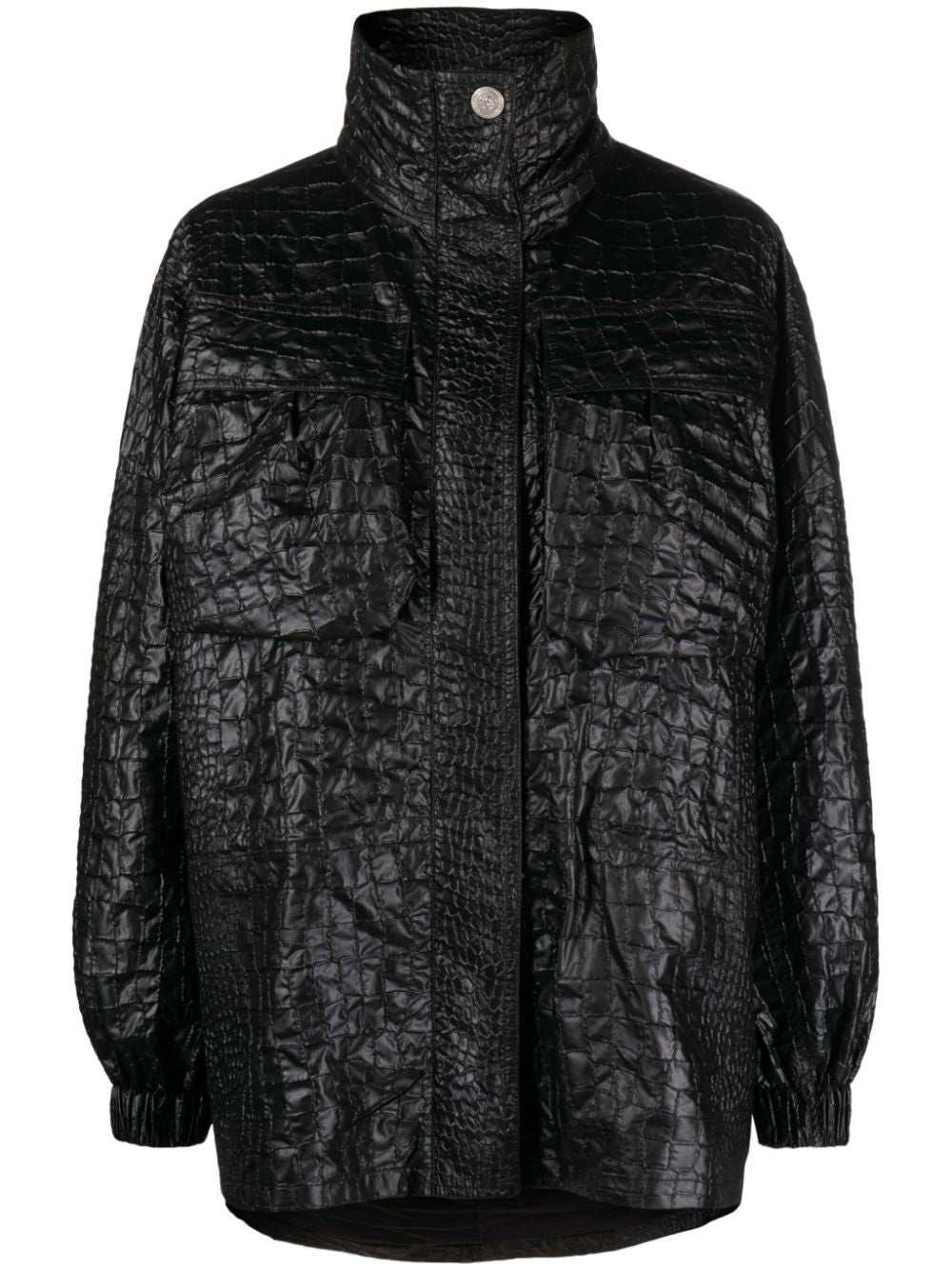 Versace Coats Black