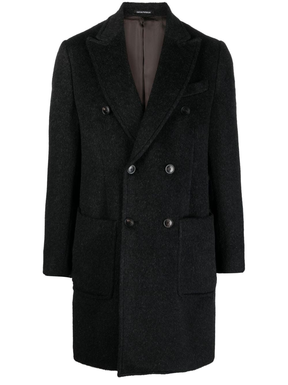 Emporio Armani Coats Grey