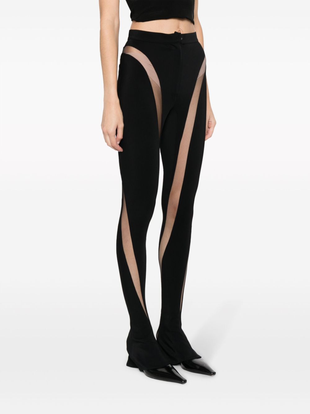 MUGLER Trousers Black