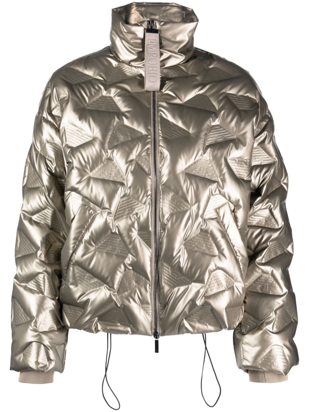 Emporio Armani Coats Golden