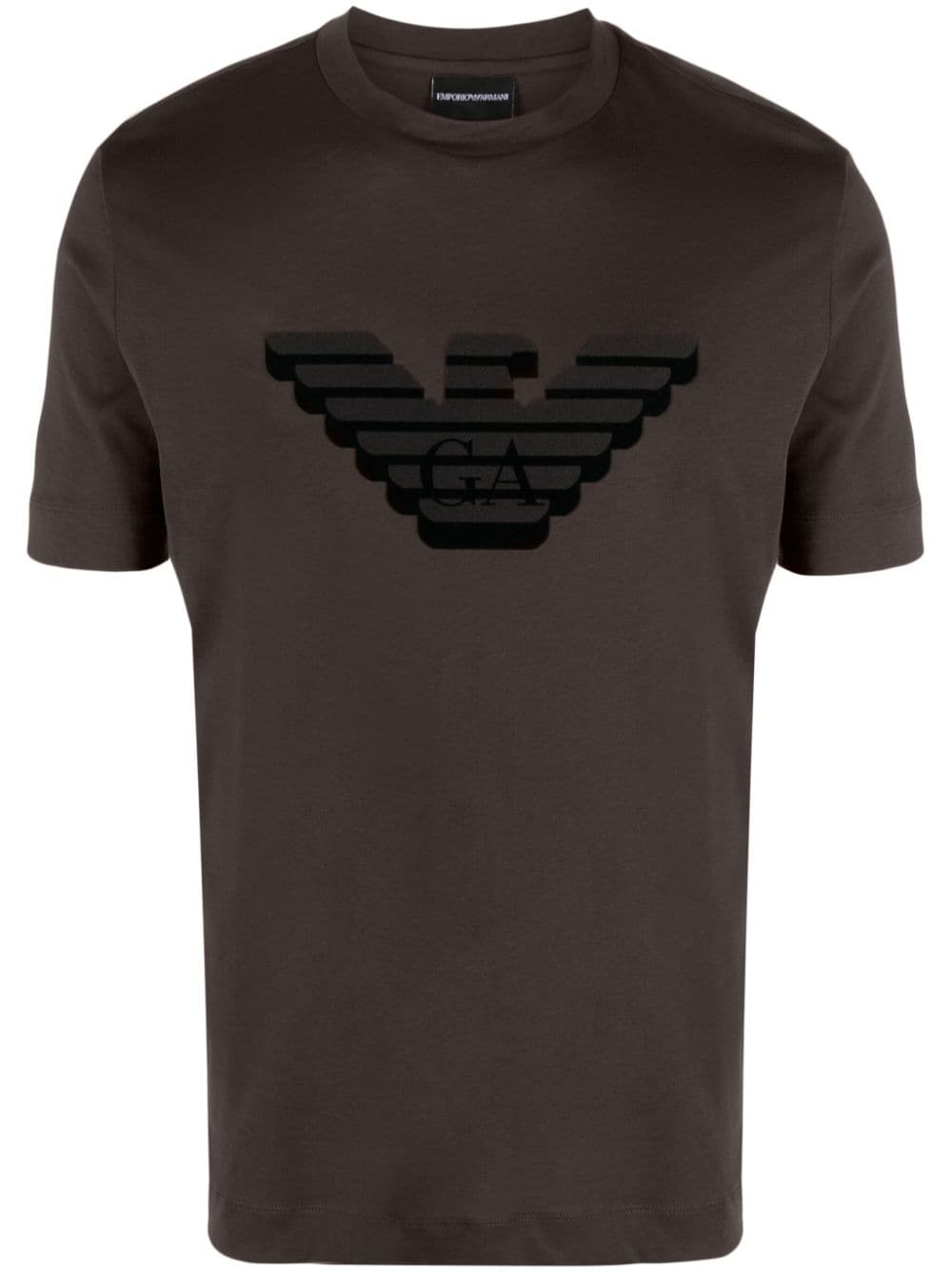 Emporio Armani T-shirts and Polos Brown