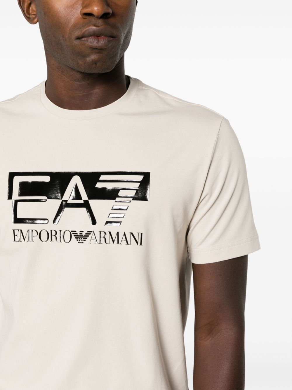 EA7 T-shirts and Polos Silver