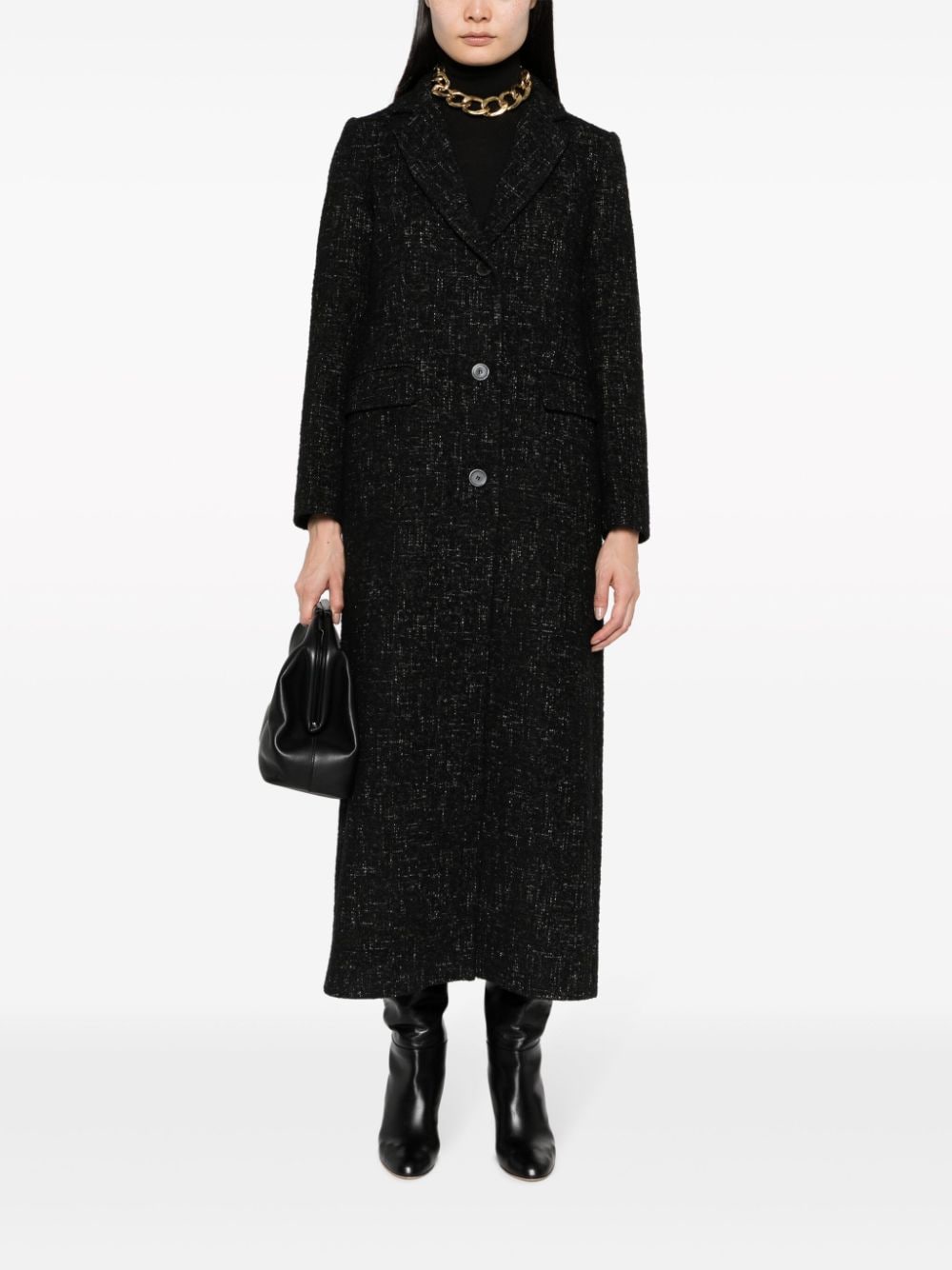 Semicouture Coats Black