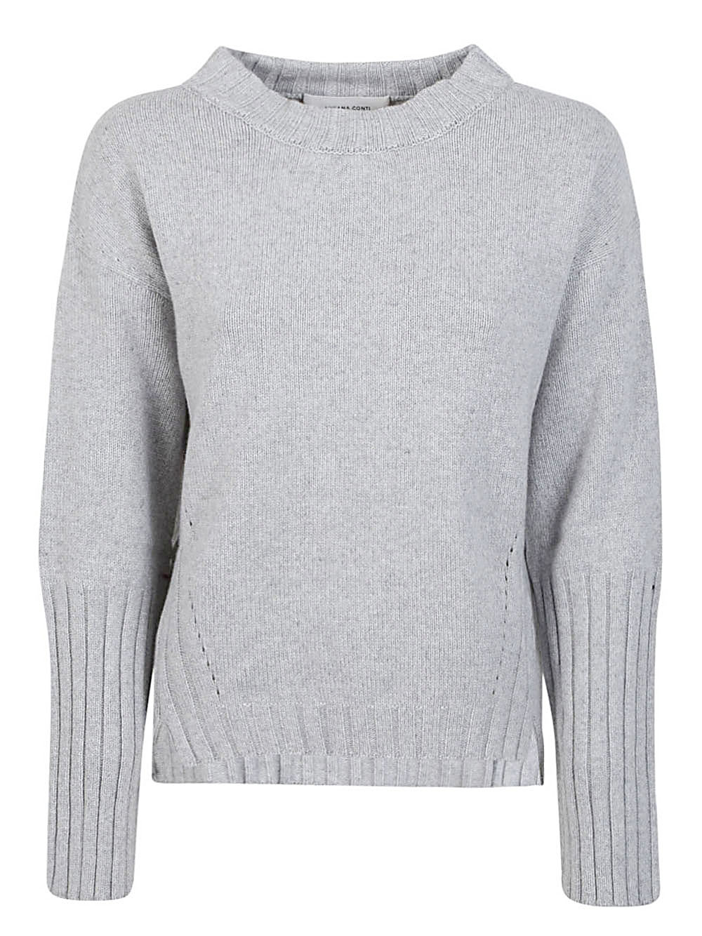 Liviana Conti Sweaters Light Grey