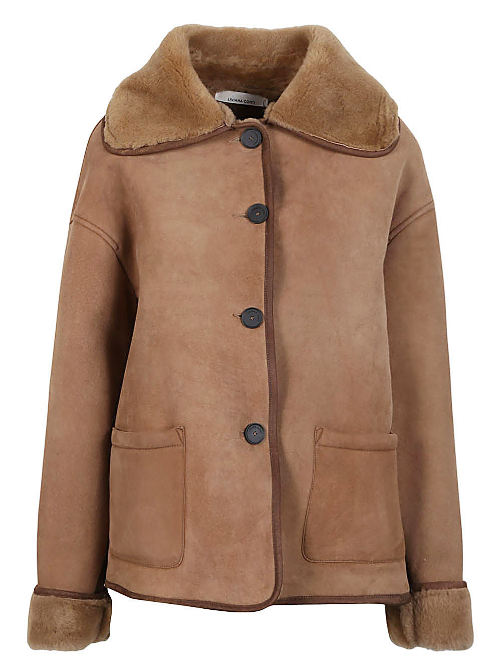 Liviana Conti Jackets Brown