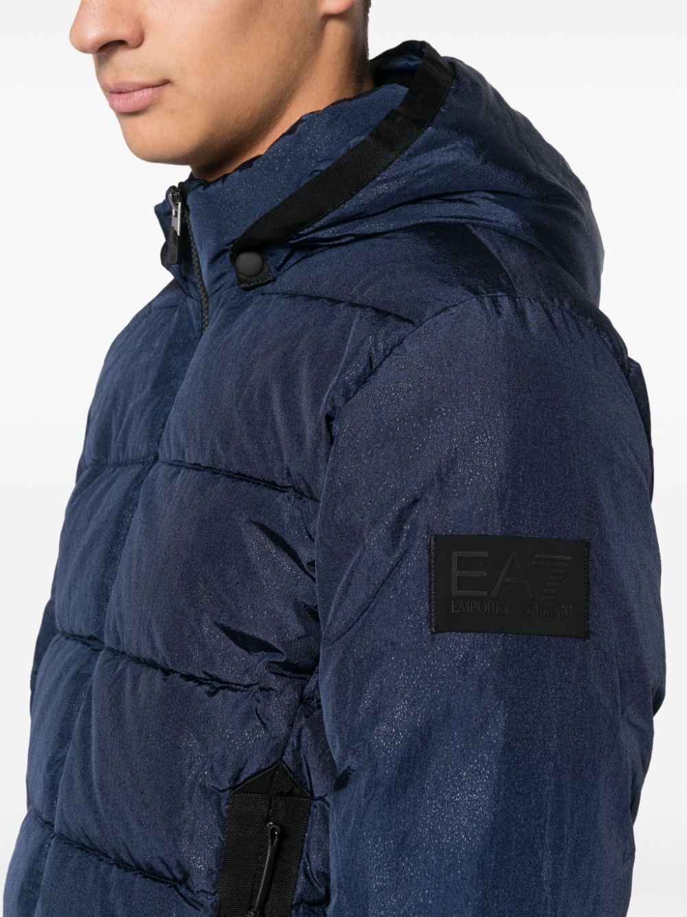 EA7 Coats Blue