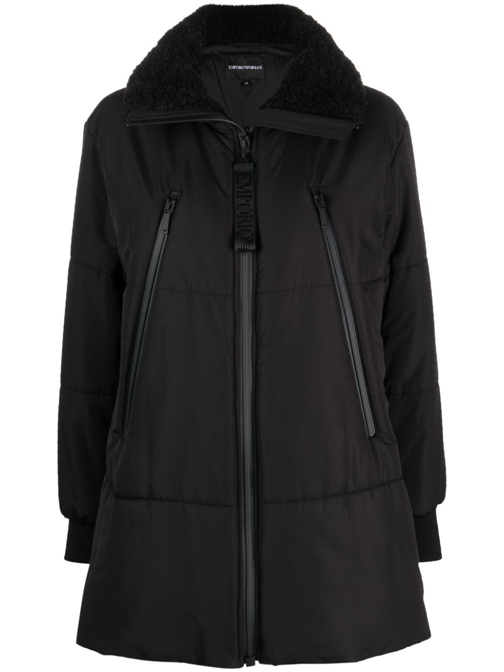 Emporio Armani Coats Black