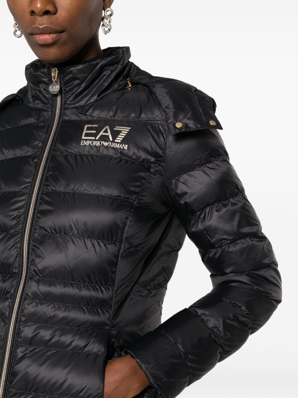 EA7 Coats Black