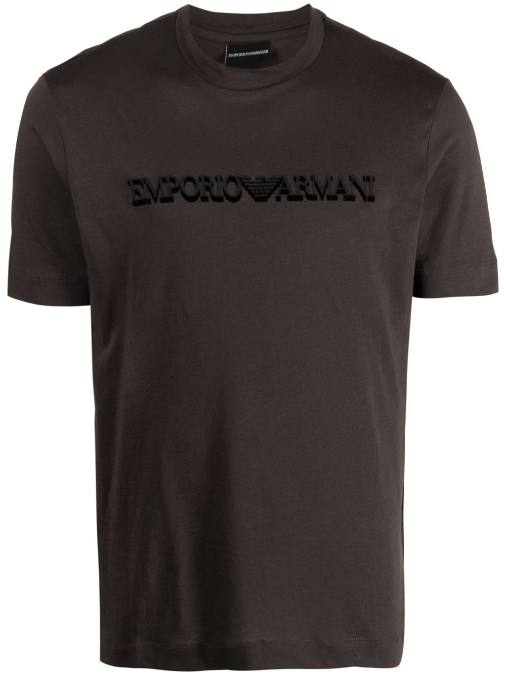 Emporio Armani T-shirts and Polos Brown